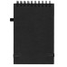 Блокнот на спирали MEMO, размер 95х145 мм, черный, блок в клетку Блокнот на спирали MEMO, размер 95х145 мм, черный, блок в клетку