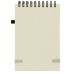 Блокнот на спирали MEMO, размер 95х145 мм, бежевый, блок в клетку Блокнот на спирали MEMO, размер 95х145 мм, бежевый, блок в клетку