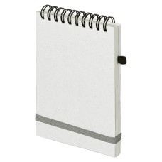 Блокнот на спирали MEMO, размер 95х145 мм,белый, блок в клетку Блокнот на спирали MEMO, размер 95х145 мм,белый, блок в клетку