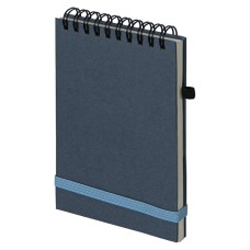 Блокнот на спирали MEMO, размер 95х145 мм, синий, блок в клетку Блокнот на спирали MEMO, размер 95х145 мм, синий, блок в клетку
