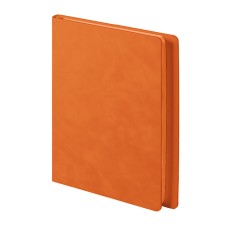 Ежедневник недатированный Solas, формат А5, с магнитом, оранжевый, кремовый блок в линейку Ежедневник недатированный Solas, формат А5, с магнитом, оранжевый, кремовый блок в линейку
