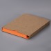 Ежедневник недатированный Solas, формат А5, с магнитом, оранжевый, кремовый блок в линейку Ежедневник недатированный Solas, формат А5, с магнитом, оранжевый, кремовый блок в линейку