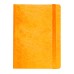 Ежедневник недатированный Boomer, А5, оранжевый, кремовый блок в линейку, без обреза Ежедневник недатированный Boomer, А5, оранжевый, кремовый блок в линейку, без обреза