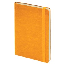 Ежедневник недатированный Boomer, А5, оранжевый, кремовый блок в линейку, без обреза Ежедневник недатированный Boomer, А5, оранжевый, кремовый блок в линейку, без обреза
