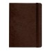 Ежедневник недатированный Boomer, А5, темно-коричневый, кремовый блок в линейку, без обреза Ежедневник недатированный Boomer, А5, темно-коричневый, кремовый блок в линейку, без обреза