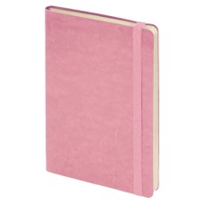 Ежедневник недатированный Boomer, А5, светло-розовый, кремовый блок в линейку, без обреза Ежедневник недатированный Boomer, А5, светло-розовый, кремовый блок в линейку, без обреза