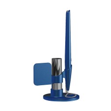 FLAG, ручка шариковая с держателем, синий, пластик FLAG, ручка шариковая с держателем, синий, пластик