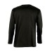 Футболка мужская с длинным рукавом MONARCH, глубокий черный, 3XL, 100% хлопок, 150 г/м2