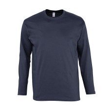 Футболка мужская с длинным рукавом MONARCH, темно-синий, 3XL, 100% хлопок, 150 г/м2 Футболка мужская с длинным рукавом MONARCH, темно-синий, 3XL, 100% хлопок, 150 г/м2
