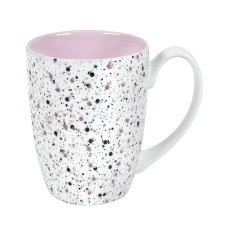 Кружка TERRAZZO, белый с розовым, 330мл, фарфор Кружка TERRAZZO, белый с розовым, 330мл, фарфор