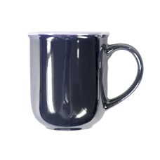 Кружка PERLA, синий с белым, 350мл, фарфор Кружка PERLA, синий с белым, 350мл, фарфор
