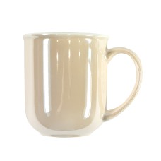 Кружка PERLA, жемчужный с белым, 350мл, фарфор Кружка PERLA, жемчужный с белым, 350мл, фарфор