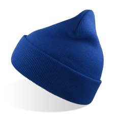 Шапка вязаная двойная "Wind", с отворотом_ярко синий,100% акрил Шапка вязаная двойная "Wind", с отворотом_ярко синий,100% акрил