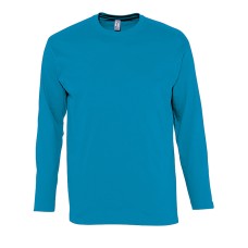 Футболка мужская с длинным рукавом MONARCH, аква, 5XL, 100% хлопок, 150 г/м2 Футболка мужская с длинным рукавом MONARCH, аква, 5XL, 100% хлопок, 150 г/м2