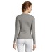Футболка женская с длинным рукавом MAJESTIC, серый меланж, S, 85% хлопок, 15% вискоза, 150 г/м2 Футболка женская с длинным рукавом MAJESTIC, серый меланж, S, 85% хлопок, 15% вискоза, 150 г/м2