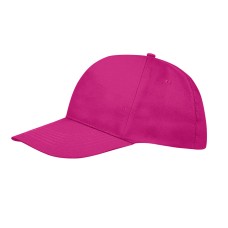 Бейсболка "SUNNY", 5 клиньев, застежка на липучке, фуксия, 100% хлопок, плотность 180 г/м2 Бейсболка "SUNNY", 5 клиньев, застежка на липучке, фуксия, 100% хлопок, плотность 180 г/м2