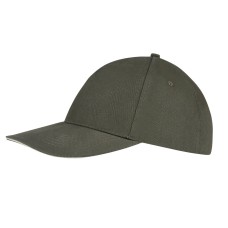 Бейсболка "SUNNY", 5 клиньев, застежка на липучке, зеленый/белый, 100% хлопок, плотность180г/м2 Бейсболка "SUNNY", 5 клиньев, застежка на липучке, зеленый/белый, 100% хлопок, плотность180г/м2