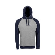 Толстовка "Seattle", серый/темно-синий_3XL, 80% х/б, 20% п/э, 280м/г2 Толстовка "Seattle", серый/темно-синий_3XL, 80% х/б, 20% п/э, 280м/г2