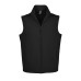 Жилет софтшелл "Race BW Men", черный_ 2XL, 96%  п/э, 4% эластан, 280  г/м2