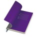 Бизнес-блокнот FUNKY, 130*210 мм, серый/фиолетовый форзац, мягкая обложка, блок-линейка Бизнес-блокнот FUNKY, 130*210 мм, серый/фиолетовый форзац, мягкая обложка, блок-линейка