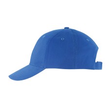 Бейсболка мужская "SOLAR", 6 клиньев, застежка на липучке, ярко-синий, 100% хлопок, 180 г/м2 Бейсболка мужская "SOLAR", 6 клиньев, застежка на липучке, ярко-синий, 100% хлопок, 180 г/м2
