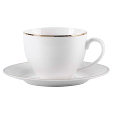 Чайная пара GOLD в подарочной упаковке, 250мл, костяной фарфор Чайная пара GOLD в подарочной упаковке, 250мл, костяной фарфор