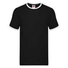 Футболка "Ringer T", черный с белым_M, 100% хлопок, 165 г/м2 Футболка "Ringer T", черный с белым_M, 100% хлопок, 165 г/м2