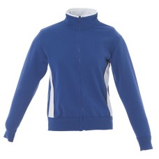 Толстовка мужская "CAGLIARI", ярко-синий, белый_ M, 80% хлопок, 20% п/э, 280г/м2 Толстовка мужская "CAGLIARI", ярко-синий, белый_ M, 80% хлопок, 20% п/э, 280г/м2