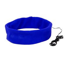 Наушники проводные MARKIZ с повязкой, синий, флис Наушники проводные MARKIZ с повязкой, синий, флис