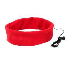 Наушники проводные MARKIZ с повязкой, красный, флис Наушники проводные MARKIZ с повязкой, красный, флис