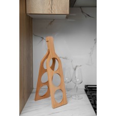 Подставка под винные бутылки (бутылка), 13*46,5*2,5см, бук Подставка под винные бутылки (бутылка), 13*46,5*2,5см, бук