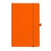 Бизнес-блокнот GRACY, 130х210 мм, оранжев., кремовая бумага, гибкая обложка, в линейку, на резинке Бизнес-блокнот GRACY, 130х210 мм, оранжев., кремовая бумага, гибкая обложка, в линейку, на резинке