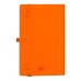 Бизнес-блокнот GRACY, 130х210 мм, оранжев., кремовая бумага, гибкая обложка, в линейку, на резинке Бизнес-блокнот GRACY, 130х210 мм, оранжев., кремовая бумага, гибкая обложка, в линейку, на резинке
