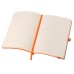 Бизнес-блокнот GRACY, 130х210 мм, оранжев., кремовая бумага, гибкая обложка, в линейку, на резинке Бизнес-блокнот GRACY, 130х210 мм, оранжев., кремовая бумага, гибкая обложка, в линейку, на резинке