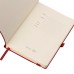 Бизнес-блокнот GRACY, 130х210 мм, красный, кремовая бумага, гибкая обложка, в линейку, на резинке Бизнес-блокнот GRACY, 130х210 мм, красный, кремовая бумага, гибкая обложка, в линейку, на резинке