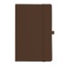 Бизнес-блокнот GRACY, 130х210 мм, т-коричн., кремовая бумага, гибкая обложка, в линейку, на резинке Бизнес-блокнот GRACY, 130х210 мм, т-коричн., кремовая бумага, гибкая обложка, в линейку, на резинке