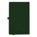 Бизнес-блокнот GRACY, 130х210 мм, зеленый, кремовая бумага, гибкая обложка, в линейку, на резинке Бизнес-блокнот GRACY, 130х210 мм, зеленый, кремовая бумага, гибкая обложка, в линейку, на резинке