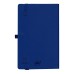 Бизнес-блокнот GRACY, 130х210 мм, синий, кремовая бумага, гибкая обложка, в линейку, на резинке Бизнес-блокнот GRACY, 130х210 мм, синий, кремовая бумага, гибкая обложка, в линейку, на резинке