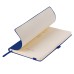 Бизнес-блокнот GRACY, 130х210 мм, синий, кремовая бумага, гибкая обложка, в линейку, на резинке Бизнес-блокнот GRACY, 130х210 мм, синий, кремовая бумага, гибкая обложка, в линейку, на резинке