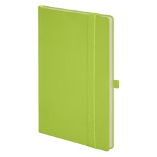 Бизнес-блокнот GRACY, 130х210 мм, зел.ябл., кремовая бумага, гибкая обложка, в линейку, на резинке Бизнес-блокнот GRACY, 130х210 мм, зел.ябл., кремовая бумага, гибкая обложка, в линейку, на резинке
