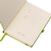 Бизнес-блокнот GRACY, 130х210 мм, зел.ябл., кремовая бумага, гибкая обложка, в линейку, на резинке Бизнес-блокнот GRACY, 130х210 мм, зел.ябл., кремовая бумага, гибкая обложка, в линейку, на резинке
