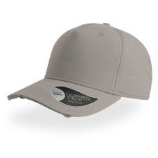 Бейсболка "CARGO", 5 клиньев, серый, 100% хлопок, плотность 280 г/м2, металлическая застежка Бейсболка "CARGO", 5 клиньев, серый, 100% хлопок, плотность 280 г/м2, металлическая застежка