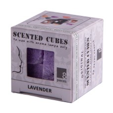 Аромакубики ЛАВАНДА (8шт), 3,4х3,4х3,4см, пальмовый воск Аромакубики ЛАВАНДА (8шт), 3,4х3,4х3,4см, пальмовый воск
