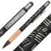Ручка шариковая FACTOR GRIP со стилусом, черный/темно-серый, металл, пластик, пробка, софт-покрытие Ручка шариковая FACTOR GRIP со стилусом, черный/темно-серый, металл, пластик, пробка, софт-покрытие