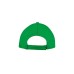 Бейсболка "BUZZ", 5 клиньев, застежка на липучке, зеленый, 100% хлопок, плотность 150 г/м2 Бейсболка "BUZZ", 5 клиньев, застежка на липучке, зеленый, 100% хлопок, плотность 150 г/м2
