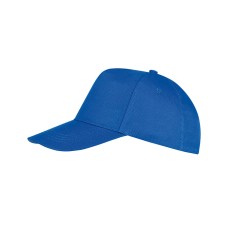 Бейсболка "BUZZ", 5 клиньев, застежка на липучке, ярко-синий, 100% хлопок, плотность 150 г/м2 Бейсболка "BUZZ", 5 клиньев, застежка на липучке, ярко-синий, 100% хлопок, плотность 150 г/м2