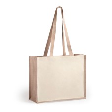 Сумка для покупок "Rotin", бежевый, 39x31,5x16 см, 70% джут, 30% хлопок Сумка для покупок "Rotin", бежевый, 39x31,5x16 см, 70% джут, 30% хлопок