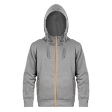 Толстовка мужская "LAS VEGAS MAN", серый меланж, 2XL, 65% полиэстер, 35% хлопок, 280 г/м2