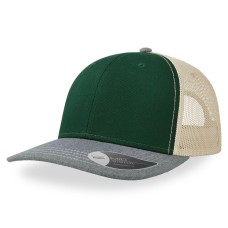 Бейсболка "SONIC", 6 клиньев, пласт. зас-ка, темно-зел, сер, беж, осн.ткань, 100% хлопок,280 г/м2 Бейсболка "SONIC", 6 клиньев, пласт. зас-ка, темно-зел, сер, беж, осн.ткань, 100% хлопок,280 г/м2