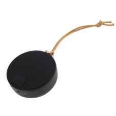 Портативная bluetooth-колонка STRAP, черный с коричневым, 8,5х4 см, пластик Портативная bluetooth-колонка STRAP, черный с коричневым, 8,5х4 см, пластик